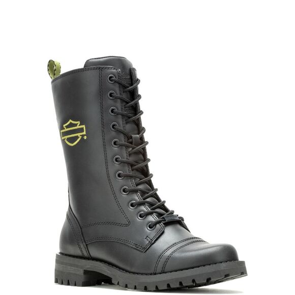 Harley-Davidson Womens Walsen 8" Electric Black Boots (NWT) - Picture 3 of 7